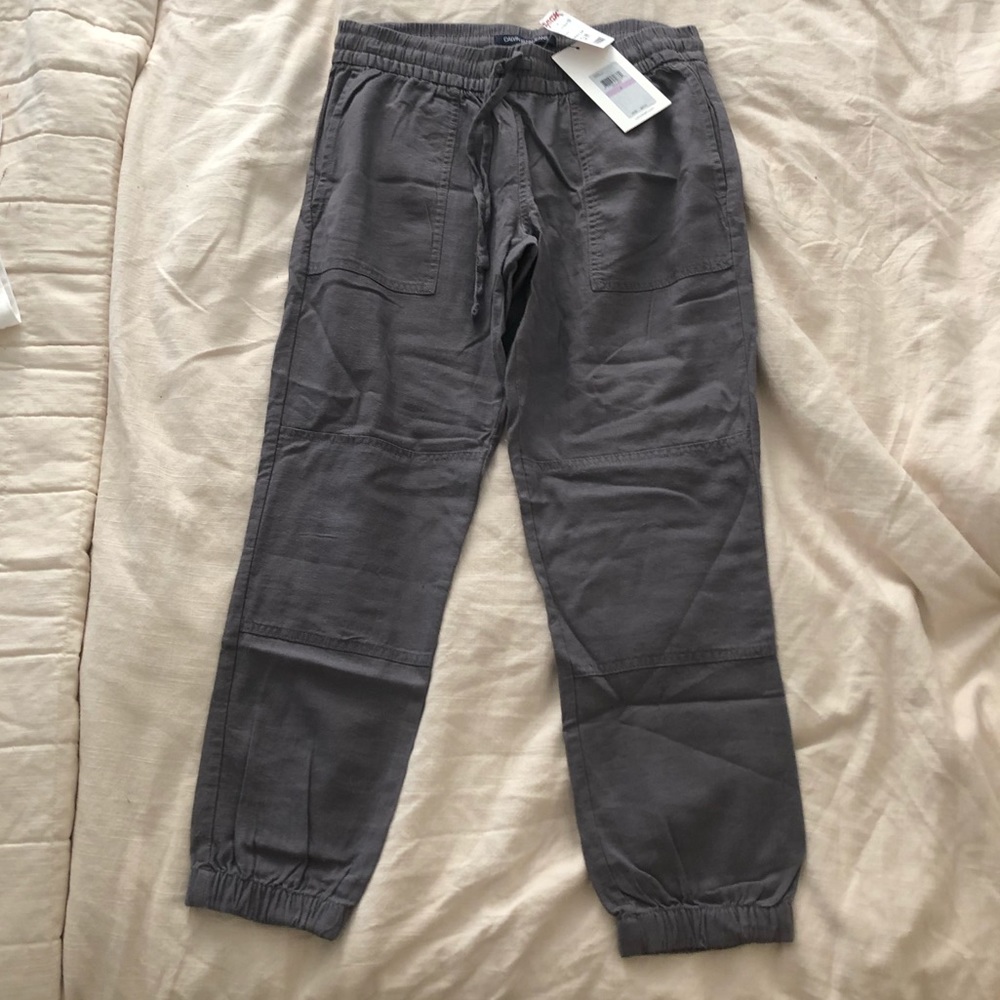 Cabin Klein solid drawstring jogger